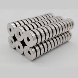 free sample N52 Super Strong Round Magnets Neodymium magnet countersunk hole magnet