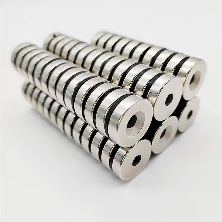 free sample N52 Super Strong Round Magnets Neodymium magnet countersunk hole magnet