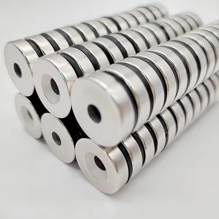 free sample N52 Super Strong Round Magnets Neodymium magnet countersunk hole magnet