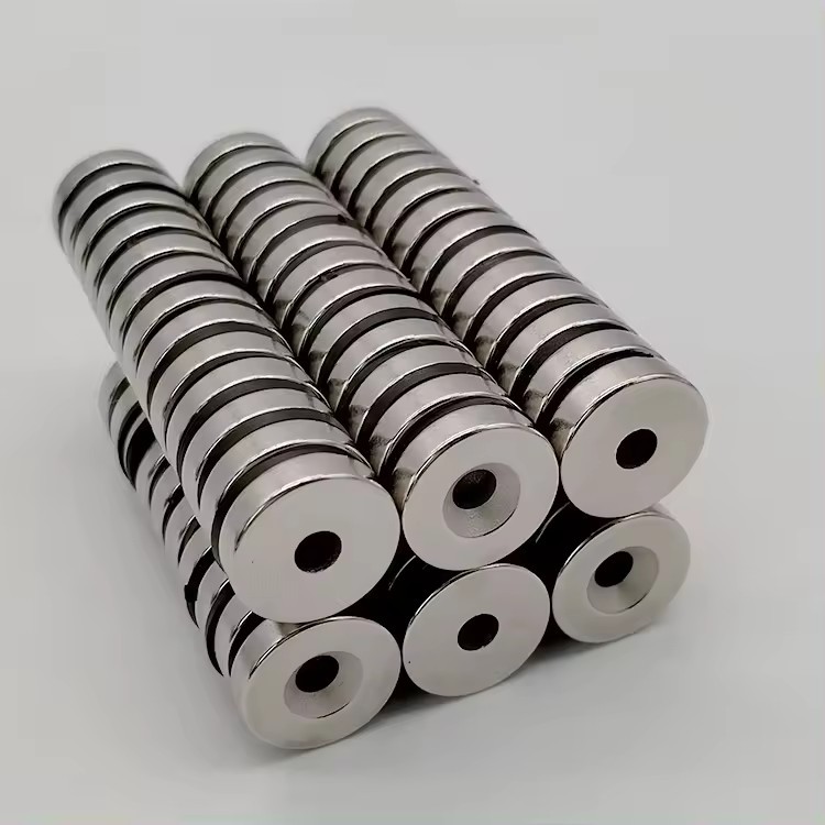 free sample N52 Super Strong Round Magnets Neodymium magnet countersunk hole magnet